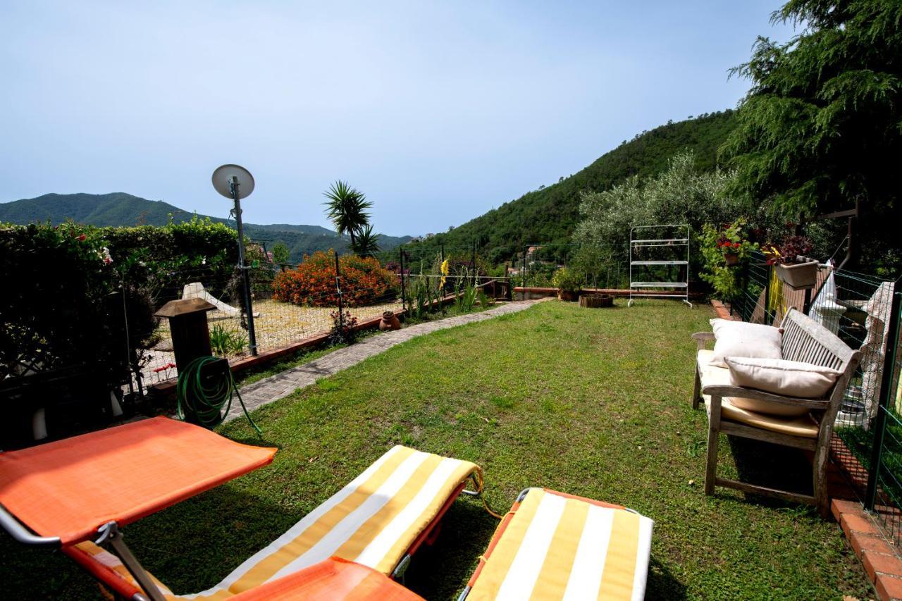 187 - Ca Da Pincianna, Con Giardino A 15 Minuti Dal Mare Apartment Казарца Лигуре Екстериор снимка